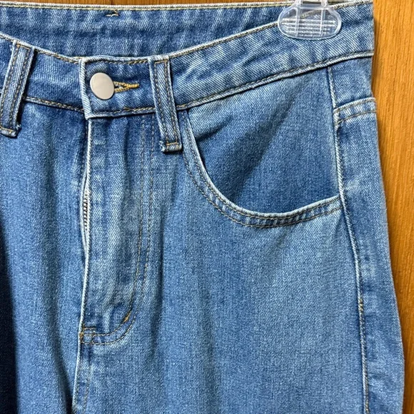 Blue Denim Cargo Pants by SHEIN - Picture 3 of 8